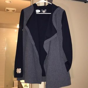 Notre Dame hooded cardigan